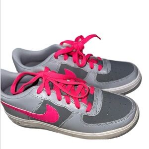 Nike Air Force 1 Pink & Gray Sneakers